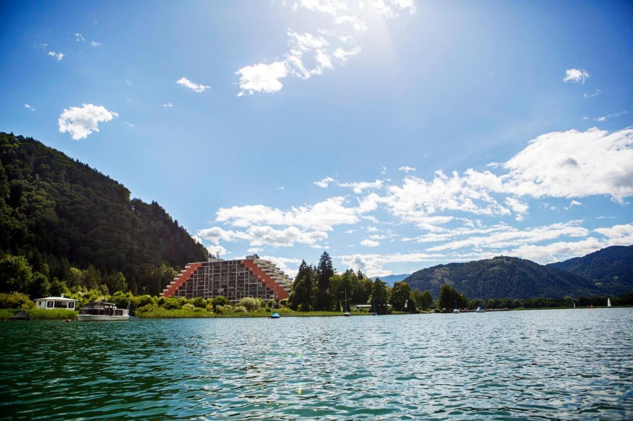 Lb4 Seeblick Appartement Haus Landskron Mit Direktem Seezugang Am Ossiachersee Zewnętrze zdjęcie