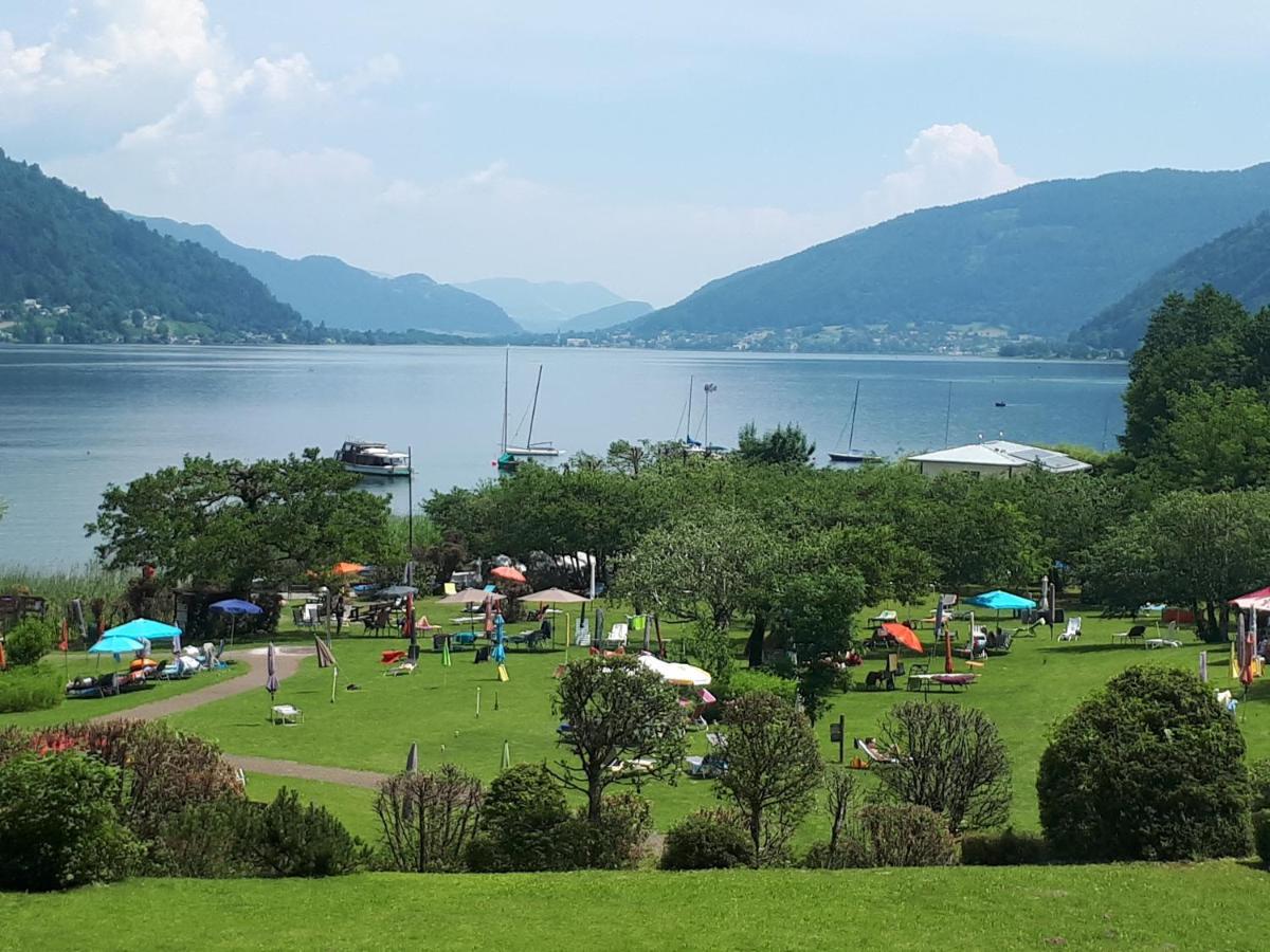 Lb4 Seeblick Appartement Haus Landskron Mit Direktem Seezugang Am Ossiachersee Zewnętrze zdjęcie